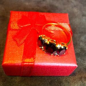 🌹Estate Thai Ruby Diamond Ring